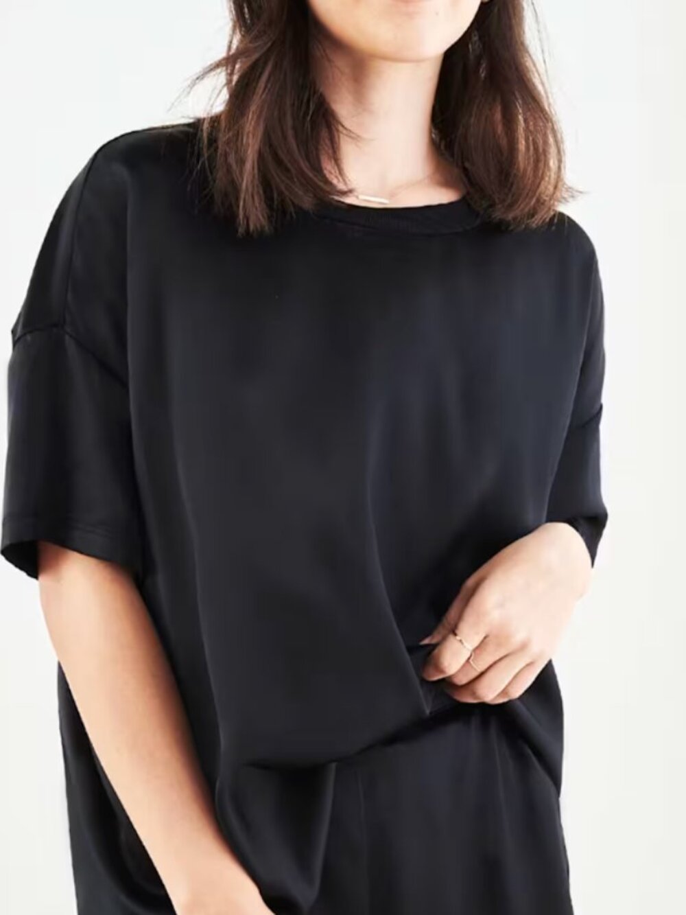 Quince 100% Washable Silk Pajama Tee